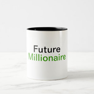 Bicolor Taza futura del millonario