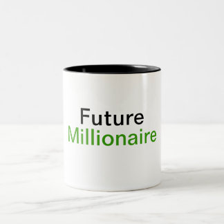 Bicolor Taza futura del millonario