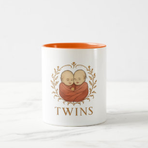 Bicolor Taza - Gemelos