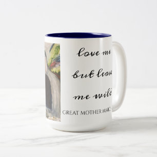Bicolor Taza GRAN MARCHA DE LA MADRE "Ámame pero déjame sa