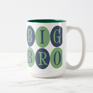 Bicolor Taza grande de Bro