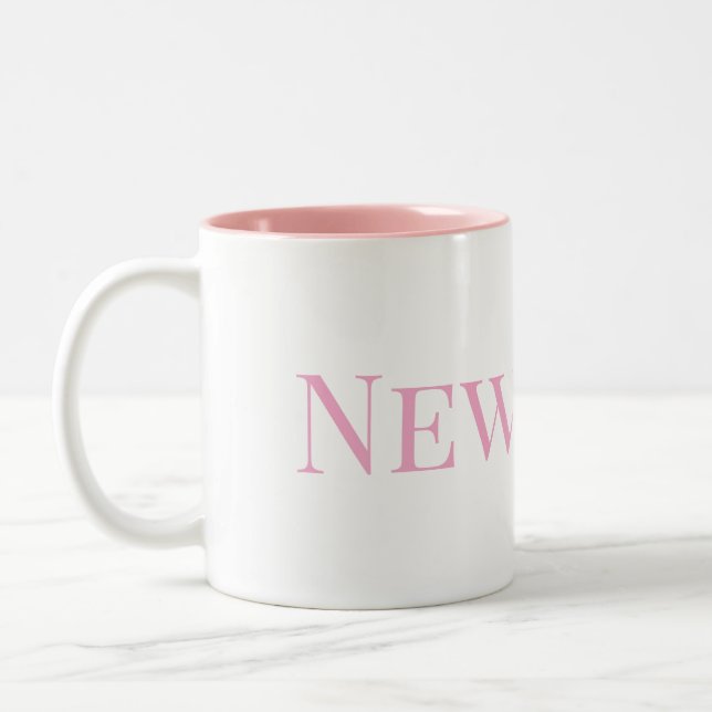 Bicolor Taza grande de café (Izquierda)