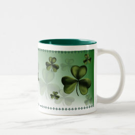 Bicolor Taza grande del trébol