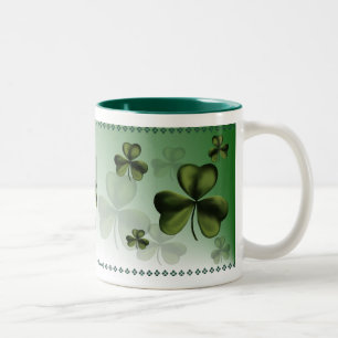 Bicolor Taza grande del trébol