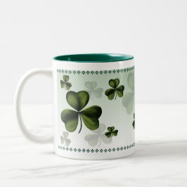 Bicolor Taza grande del trébol