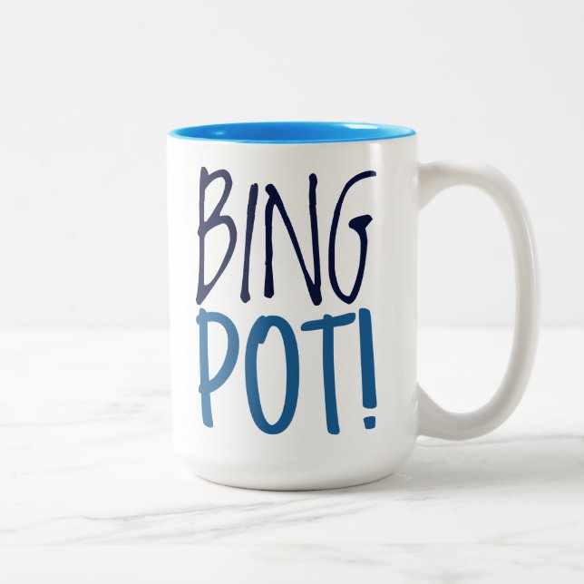 Bicolor Taza Grande - ¡Olla Bing! (Derecha)