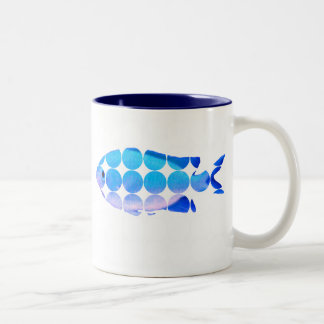 Bicolor Taza grande verde de la foto del punto de Chromis