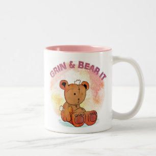 Bicolor taza grin and bear it