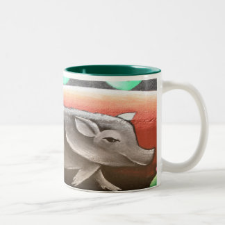 Bicolor Taza guarra