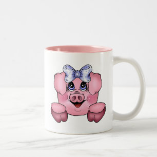 Bicolor Taza guarra de la cara