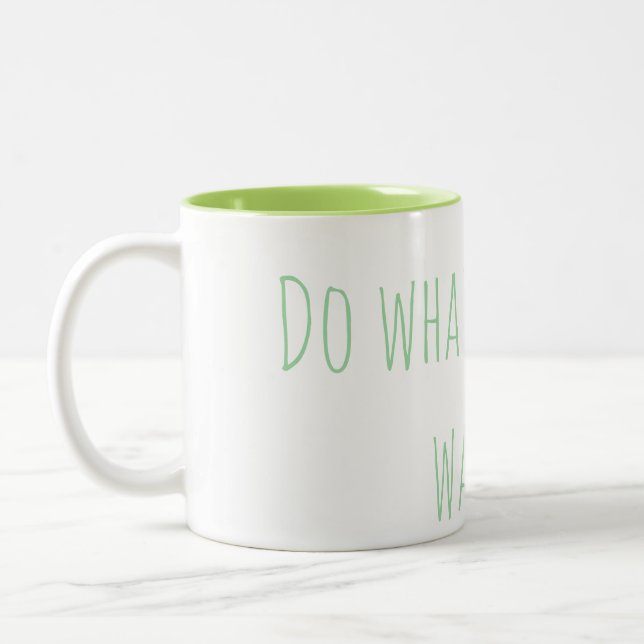 Bicolor Taza "Haz lo que quieras" (Izquierda)