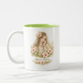 Bicolor Taza Hibiscus Princess Angel