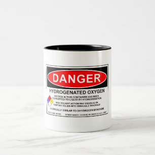Bicolor Taza hidrogenada 1 del oxígeno