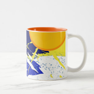 Bicolor Taza "hielo de Norweigan "