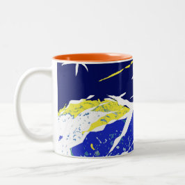 Bicolor Taza "hielo de Norweigan "