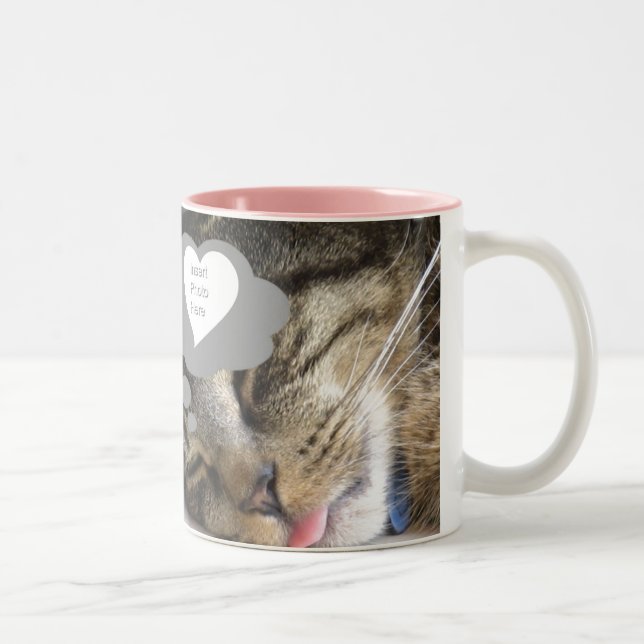 Bicolor Taza ideal del gato (Derecha)