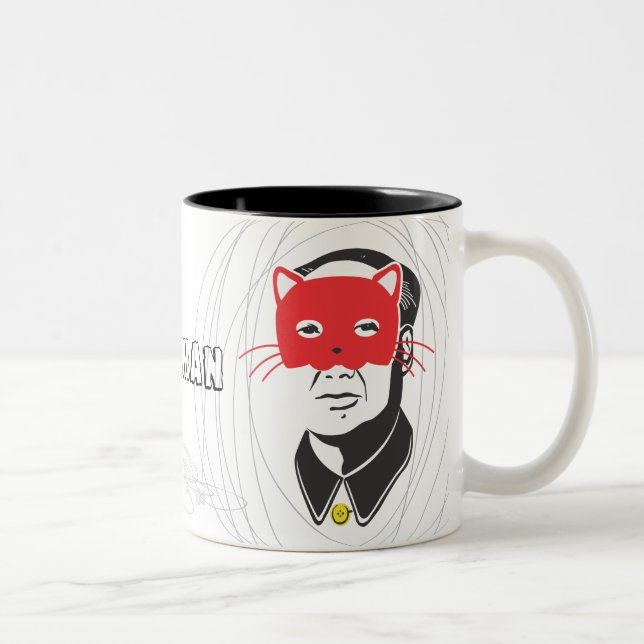 Bicolor Taza II del maullido del presidente (Derecha)