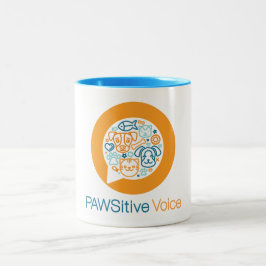 Bicolor Taza impresionante de PAWSitively