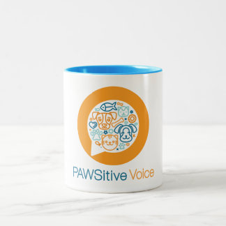 Bicolor Taza impresionante de PAWSitively