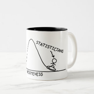Bicolor Taza impresionante del estadístico