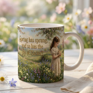 Bicolor Taza infantil de Pascua