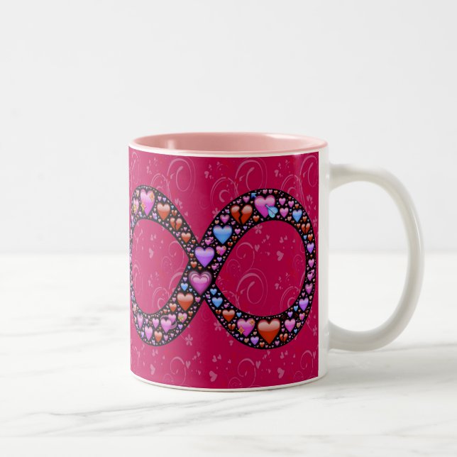 Bicolor Taza infinita del amor (Derecha)