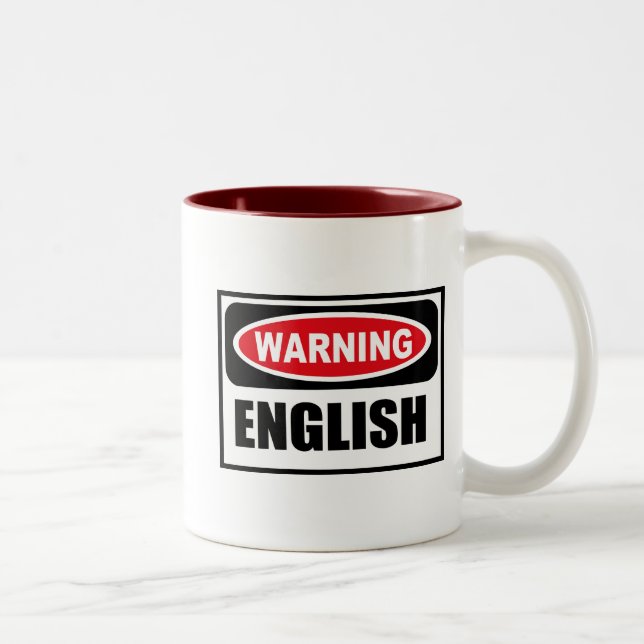 Bicolor Taza INGLESA amonestadora (Derecha)