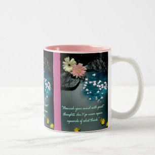 Bicolor Taza inspiradora