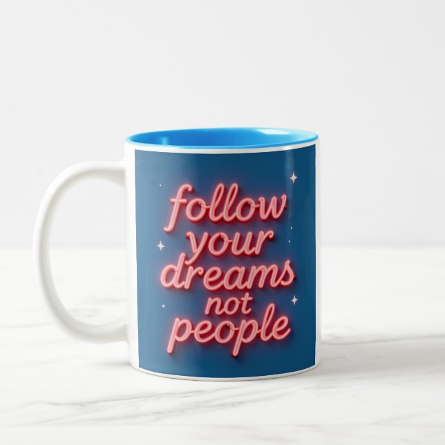 Bicolor Taza Inspiradora (Izquierda)