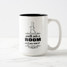 Taza inspiradora de la mujer