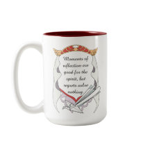 Taza Inspiradora Reflexiona pero no te Arrepientas