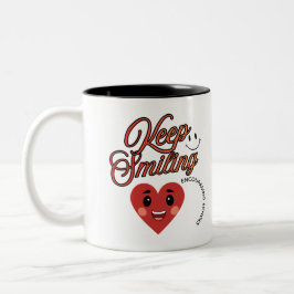 Bicolor Taza Inspiradora Sonríe Siempre
