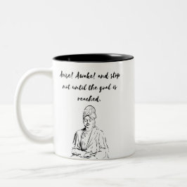 Bicolor Taza inspiradora - Swami Vivekananda