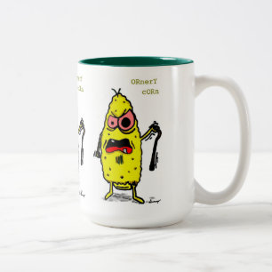 Bicolor Taza intratable del maíz