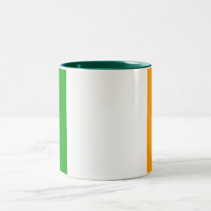 Bicolor Taza irlandesa de la bandera