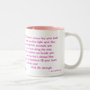 Bicolor Taza irlandesa de la bendición