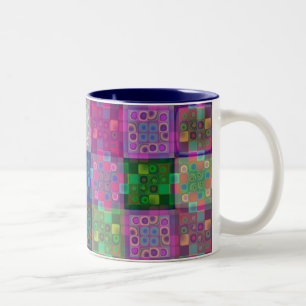 Bicolor Taza japonesa del edredón