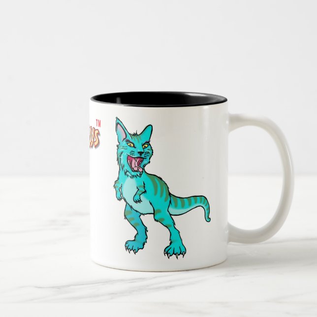 Bicolor Taza KITTYSAURUS™ de dos tonos (Derecha)