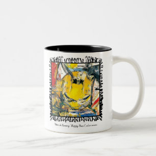 Bicolor taza kooning del de