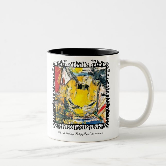 Bicolor taza kooning del de (Derecha)