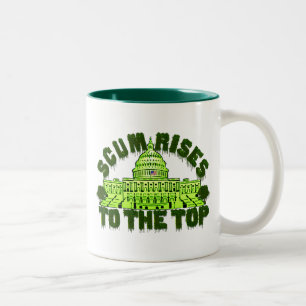 Bicolor Taza La Escoria Llega A La Parte Superior