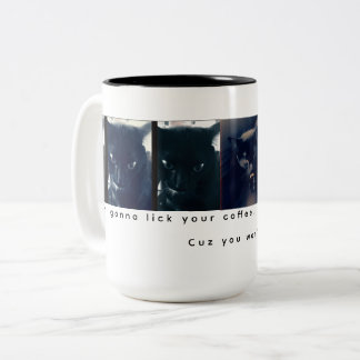 Bicolor Taza Lamedora de Café : Orion Mi Gato