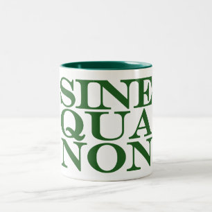 Bicolor Taza latina de la cita de la condición