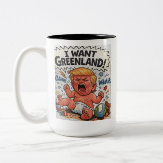 Bicolor Taza Libertad para Groenlandia