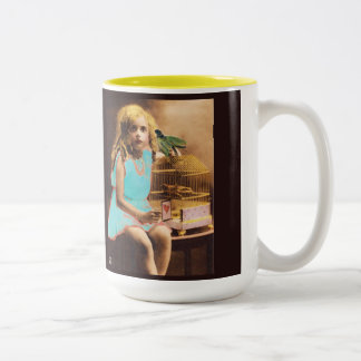 Bicolor Taza libertada de la taza de té del café de la