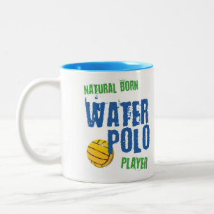 Bicolor Taza llevada natural del jugador del WP