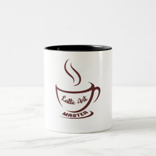 Bicolor Taza Maestro de Arte Latte