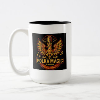Bicolor Taza Magia de Polca Radio Taza Mágica de Polca