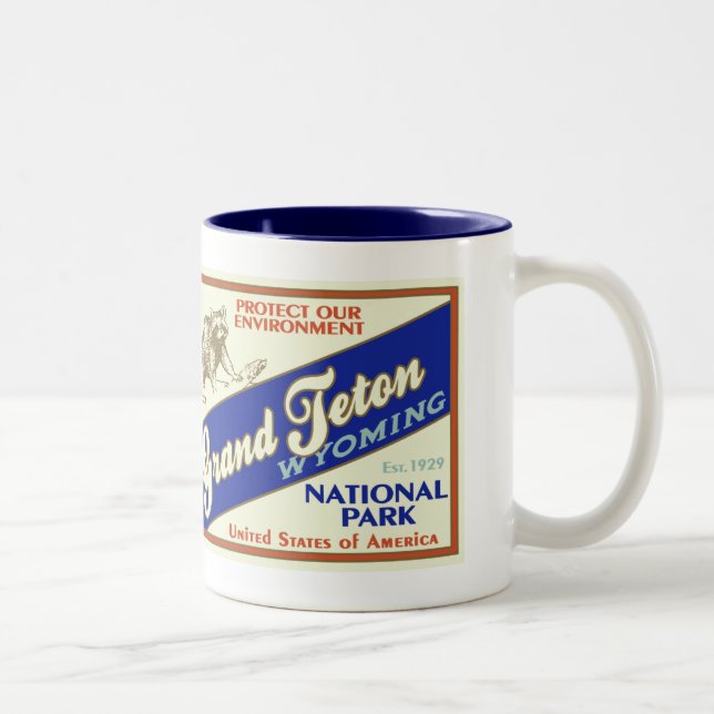 Bicolor Taza magnífica de Teton (Derecha)