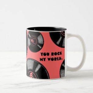 Bicolor Taza maravillosa de la tarjeta del día de San